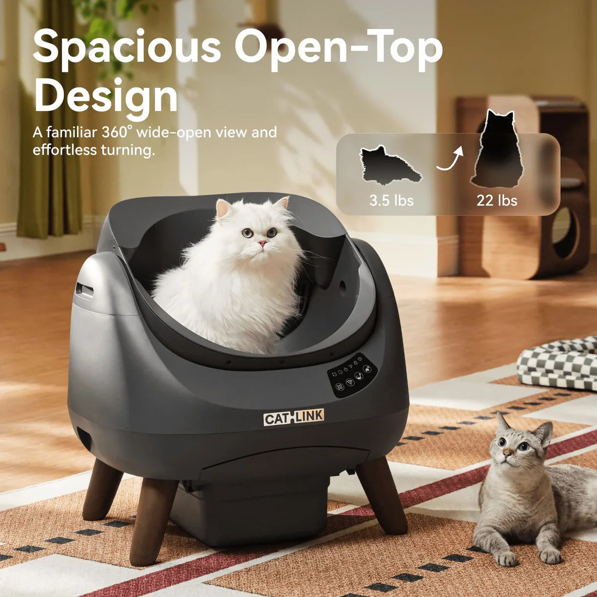 CatLink Scooper Open X - Otomatik Kedi Tuvaleti