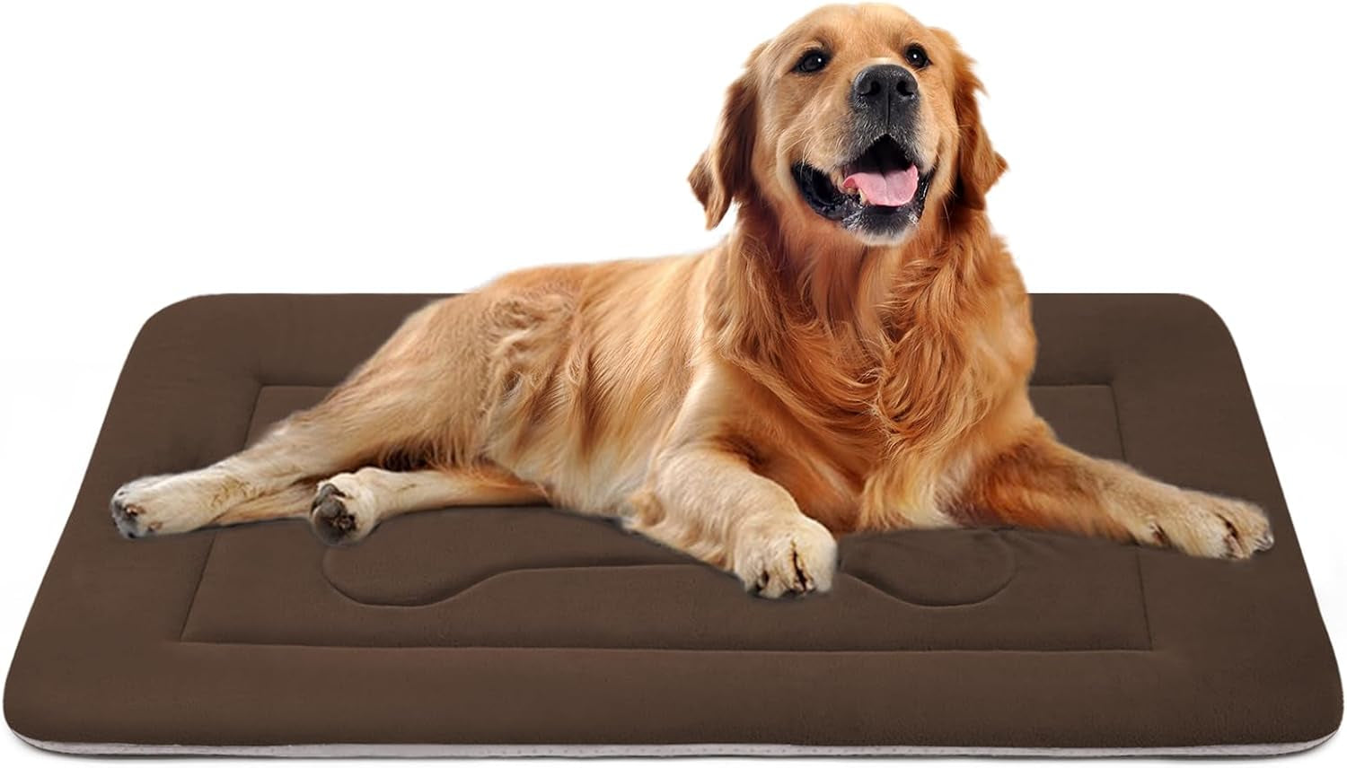 Dog Bed Large Crate Mat 42 in Non-Slip Washable Soft Mattress Kennel Pads