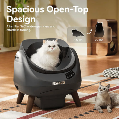 CatLink Scooper Açık X - Otomatik Kendi Kendini Temizleyen Kedi Tuvaleti