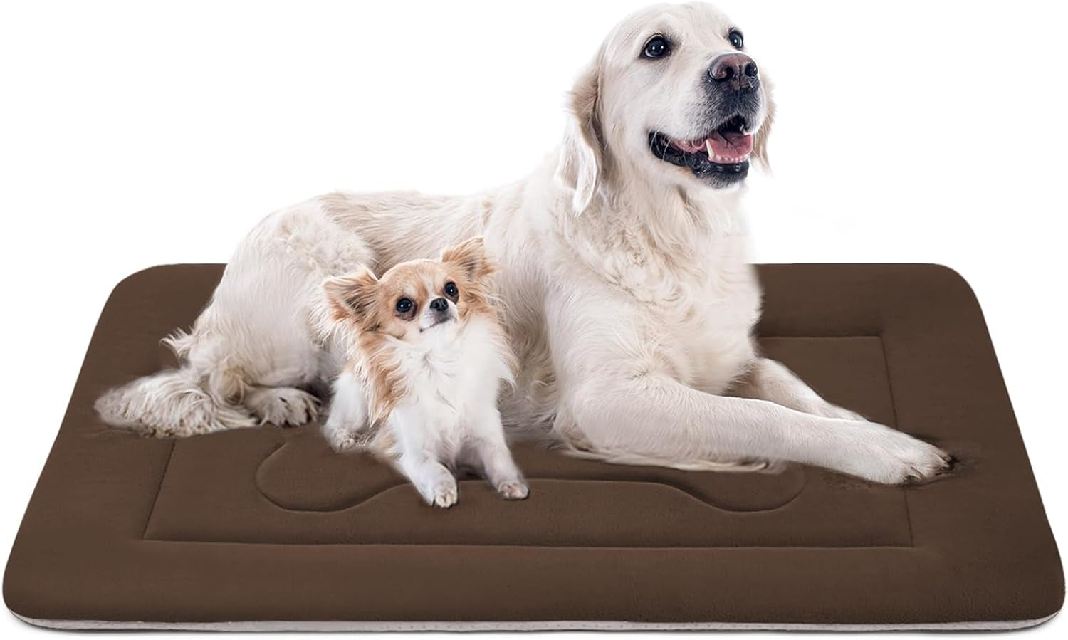 Dog Bed Large Crate Mat 42 in Non-Slip Washable Soft Mattress Kennel Pads
