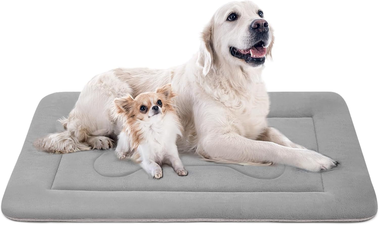 Dog Bed Large Crate Mat 42 in Non-Slip Washable Soft Mattress Kennel Pads