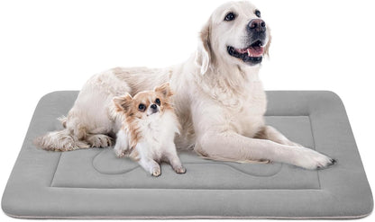 Dog Bed Large Crate Mat 42 in Non-Slip Washable Soft Mattress Kennel Pads