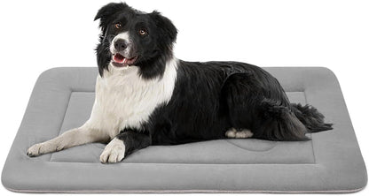 Dog Bed Large Crate Mat 42 in Non-Slip Washable Soft Mattress Kennel Pads