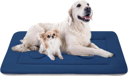 Dog Bed Large Crate Mat 42 in Non-Slip Washable Soft Mattress Kennel Pads