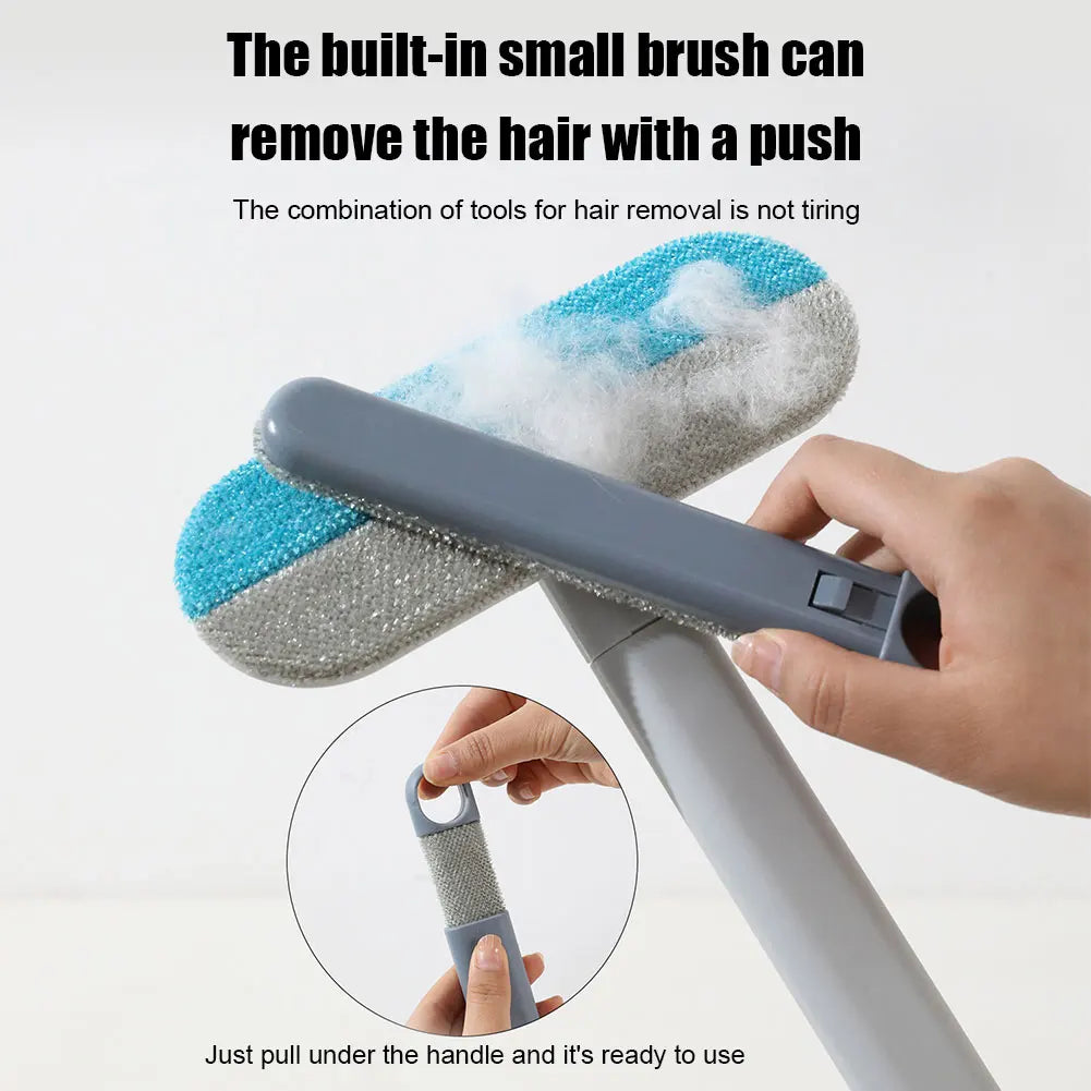 Pet Hair Remover Long Handle Pet Hair Remover Brush Dog Cat Hair Cleaner Remover Carpet Bed Hair Cleaning Tools Pet Supplies
