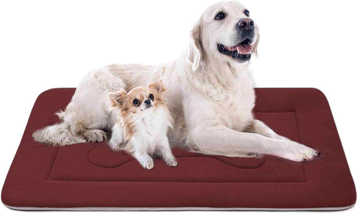 Dog Bed Large Crate Mat 42 in Non-Slip Washable Soft Mattress Kennel Pads