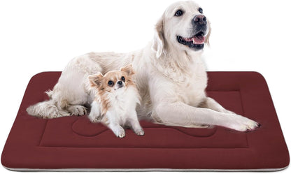 Dog Bed Large Crate Mat 42 in Non-Slip Washable Soft Mattress Kennel Pads
