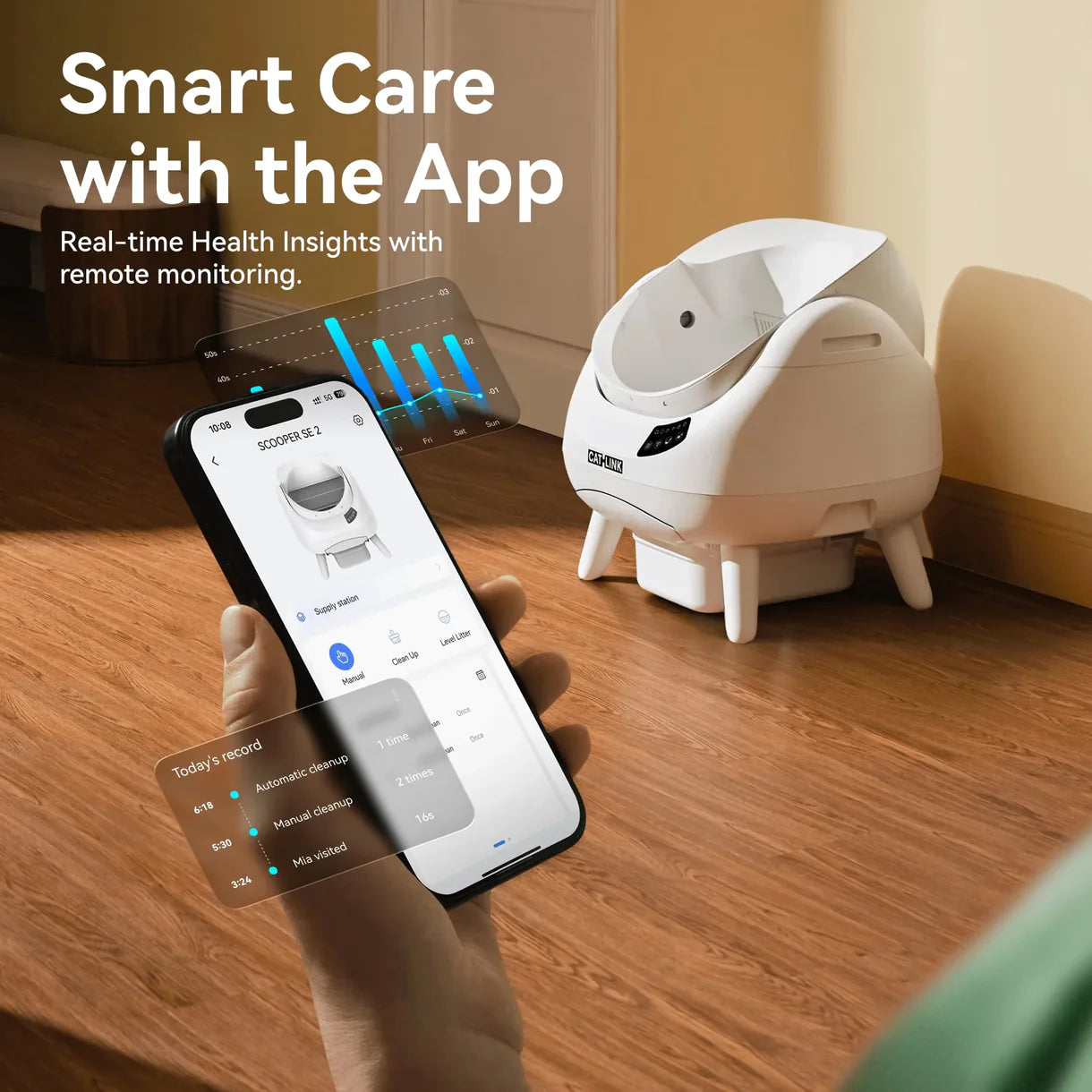CatLink Scooper Open X - Otomatik Kedi Tuvaleti