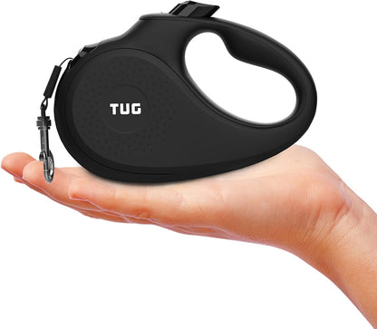 Monochrome 360° Tangle-Free Retractable Dog Leash | 16 Ft Strong Nylon Tape (Small, Aqua)