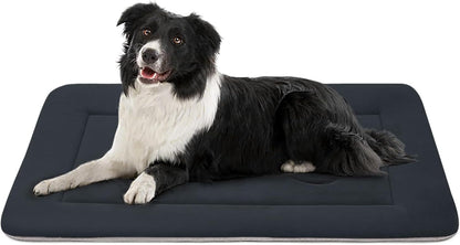 Dog Bed Large Crate Mat 42 in Non-Slip Washable Soft Mattress Kennel Pads