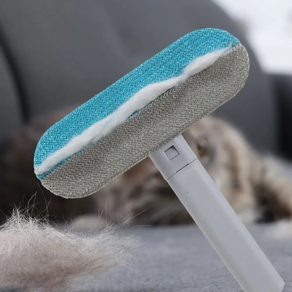 Pet Hair Remover Long Handle Pet Hair Remover Brush Dog Cat Hair Cleaner Remover Carpet Bed Hair Cleaning Tools Pet Supplies
