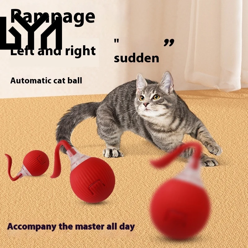 Interactive Cat Toy Ball Super Drive Cat Rolling Ball