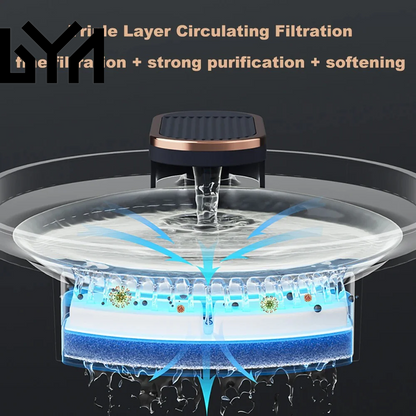 Cat Water Fountain 3L Automatic Water Dispenser with LED Light Ultra Silent Pet Drinking Water Fountain Automatic Pet Feeder