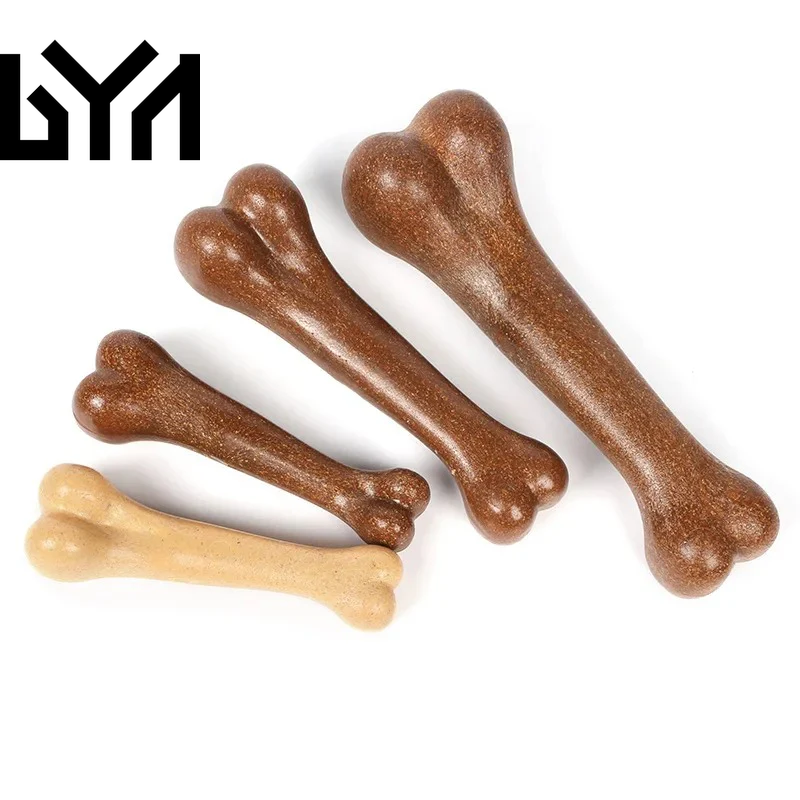 Dog Bone Chews Toys Nearly Ind Estructible Natural Non-Toxic Anti-Bite Puppy Toys for Small Medium Large Dog Pet Chew Toy