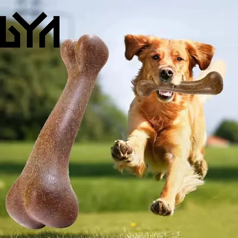 Dog Bone Chews Toys Nearly Ind Estructible Natural Non-Toxic Anti-Bite Puppy Toys for Small Medium Large Dog Pet Chew Toy